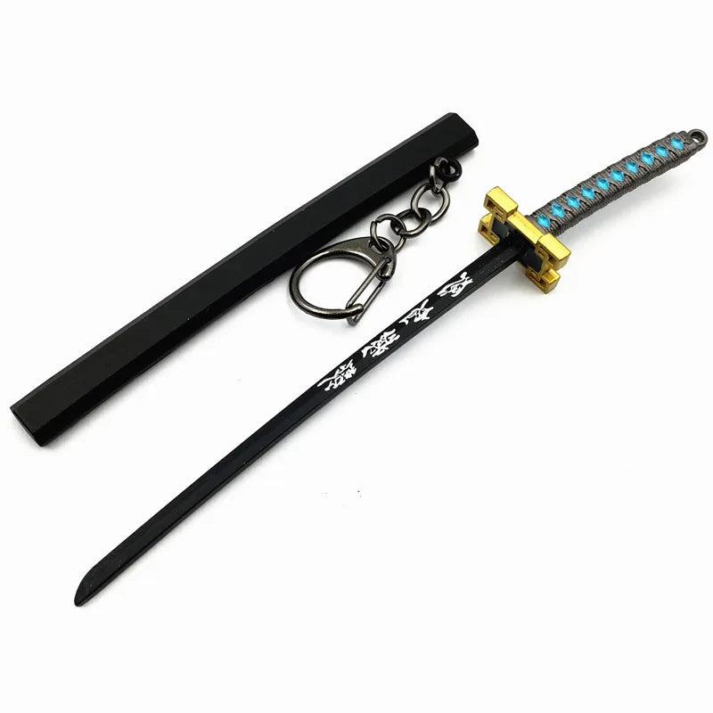 Japan Kimetsu no Yaiba Sword Keychain Cartoon Kamado Tanjirou Blade Of Ghost Weapons anime accessories cosplay Gift