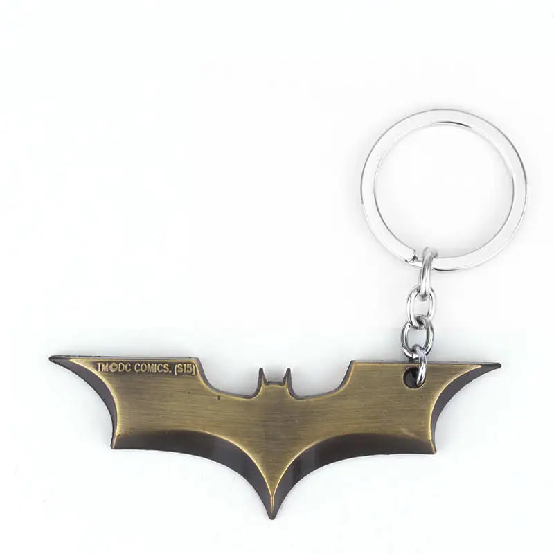 Bat Pendants Keychain Superheroes Movie Jewelry Car Key Ring Bags Key Chains Gifts Souvenir