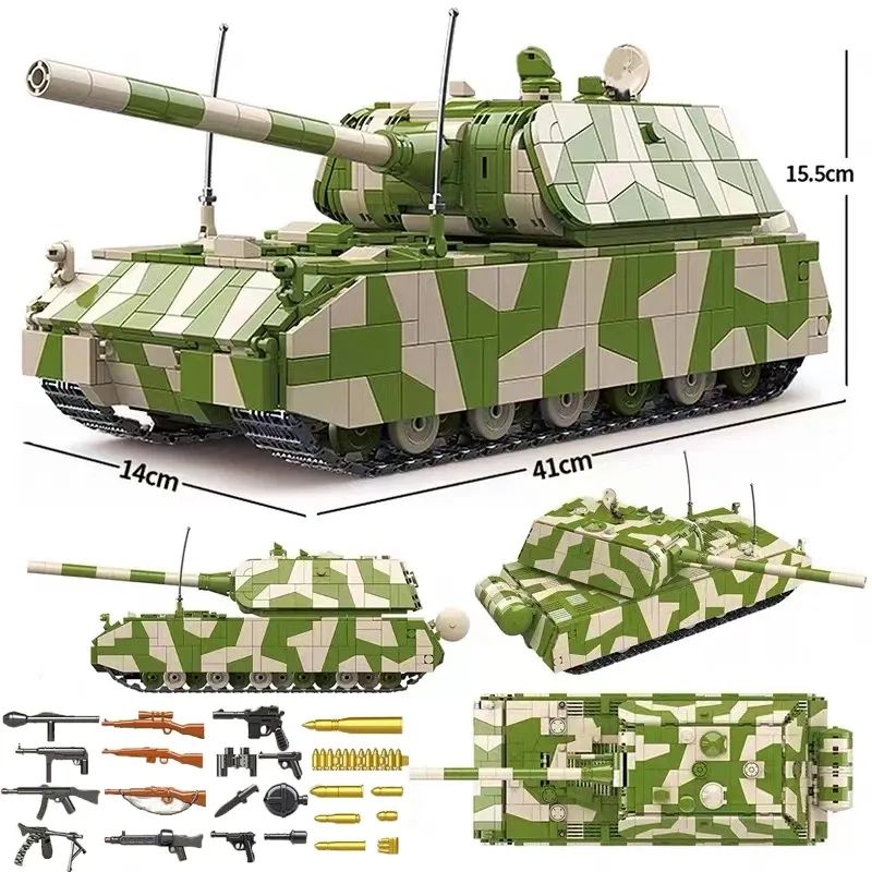 WWII - German Maus Super Tank - Legendary Series - Mil-Blox