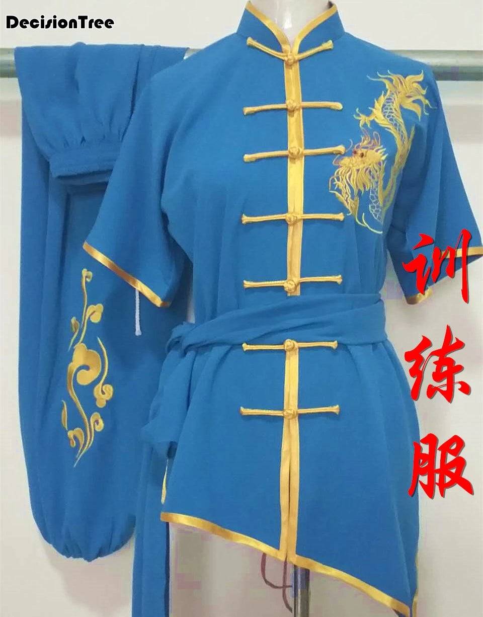2021 tai chi wushu shaolin clothing kung fu wing chun uniform shaolin monk traje martial arts suit men embroidered demo outfit