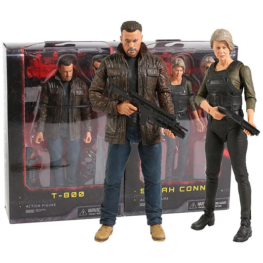 NECA Terminator 6 Dark Fate T-800 / Sarah Conner PVC Action Figure Collectible Model Toy