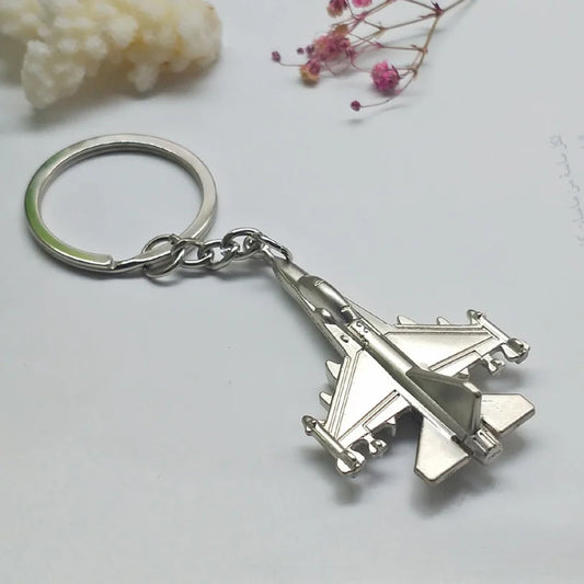 New fighter KeyChain Fashion Metal Aircraft key Chain Charm Party Gift Airplane Car Key Ring Classic key holder Pendant jewelry