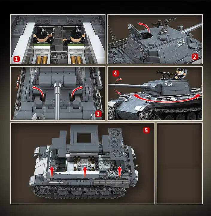 WWII - German Panther Tank - Mil-Blox