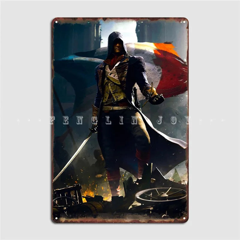 Assassin Creed Revelation Metal Sign Decoration Garage Club Wall Decor Wall pub Tin sign Poster