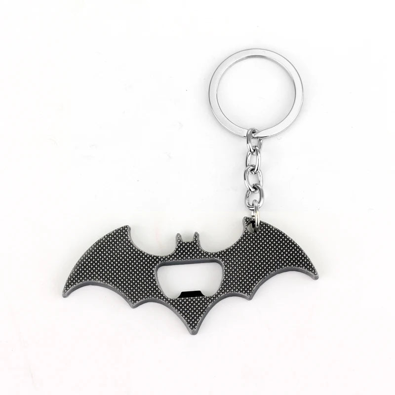 Bat Pendants Keychain Superheroes Movie Jewelry Car Key Ring Bags Key Chains Gifts Souvenir