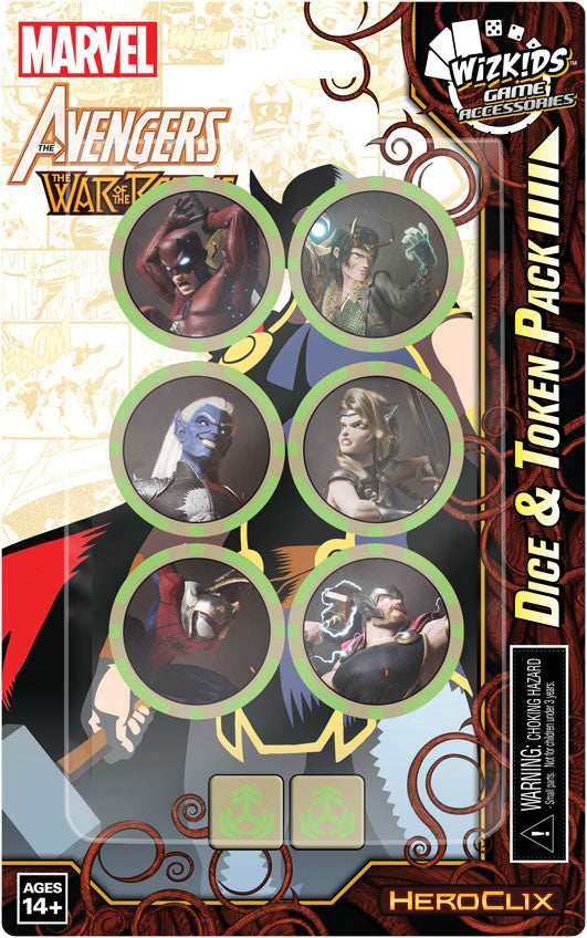 HeroClix: Avengers - War of the Realms - Dice and Token Pack - 