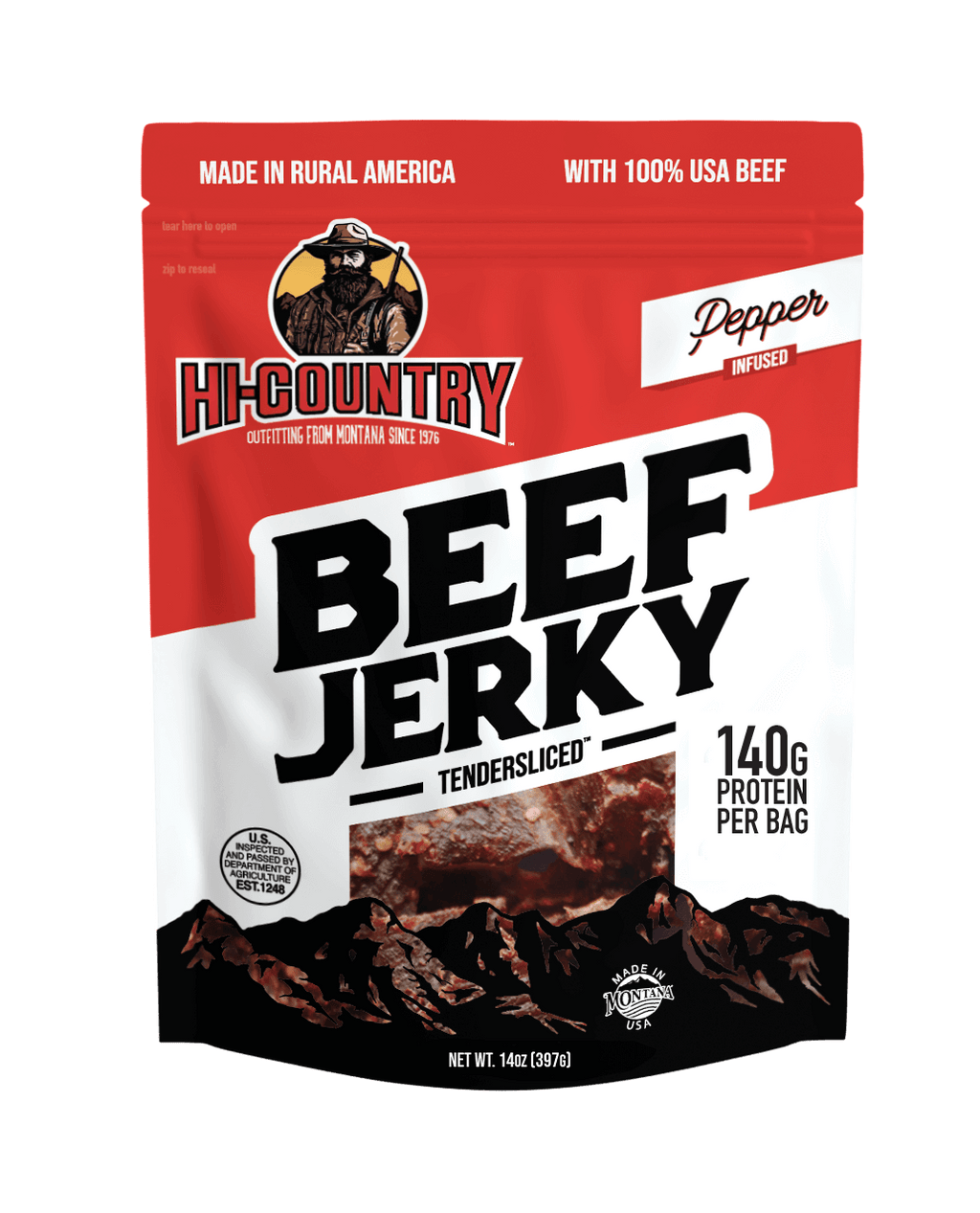 Pepper Infused Beef Jerky