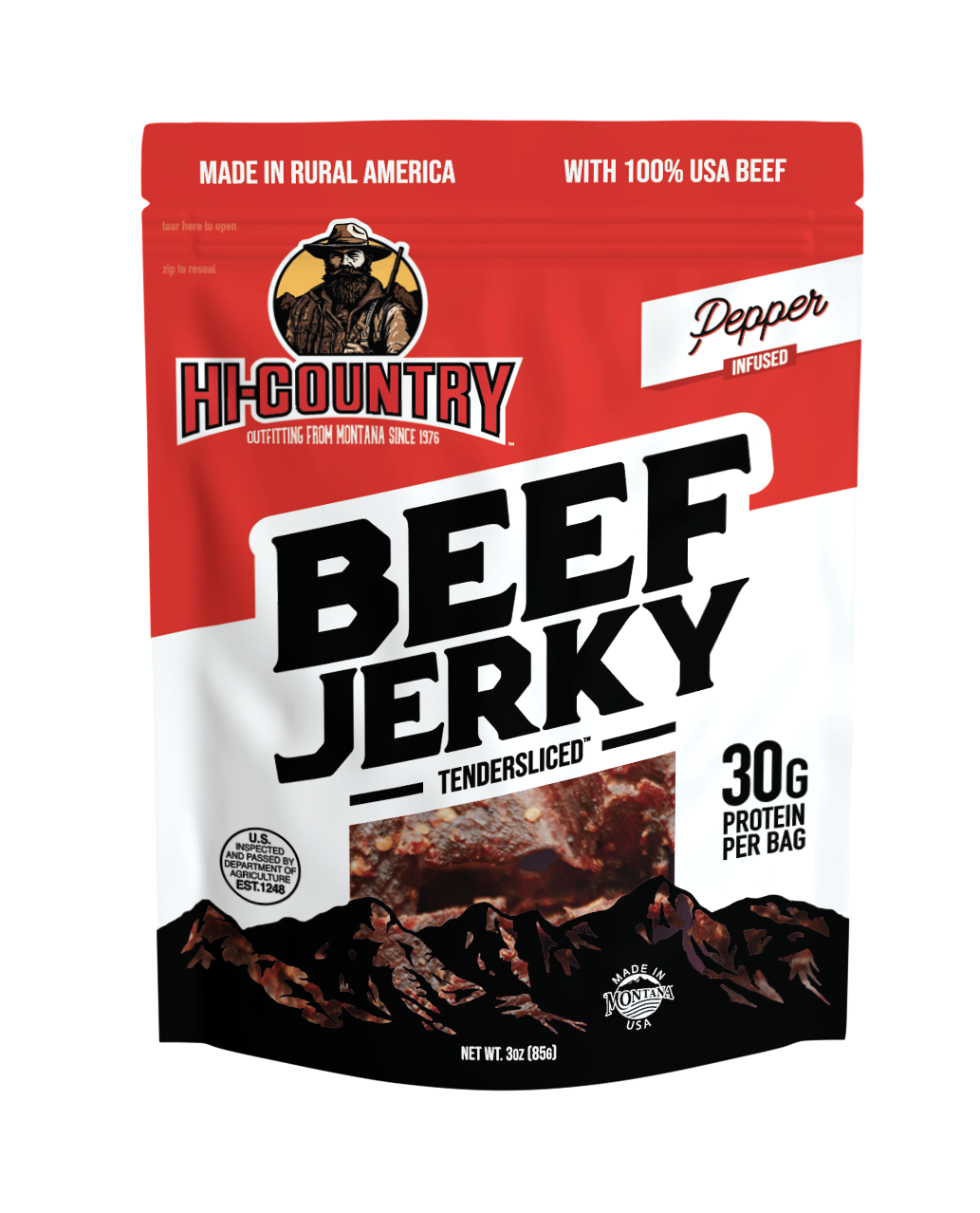 Pepper Infused Beef Jerky