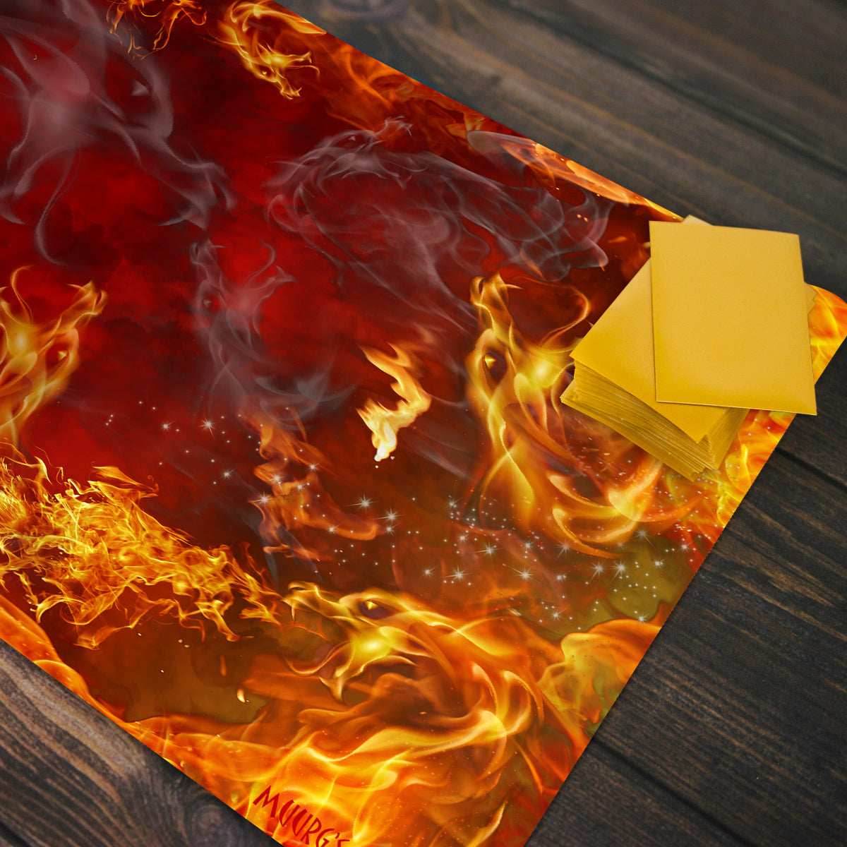 Fire Dragon Playmat - Plain