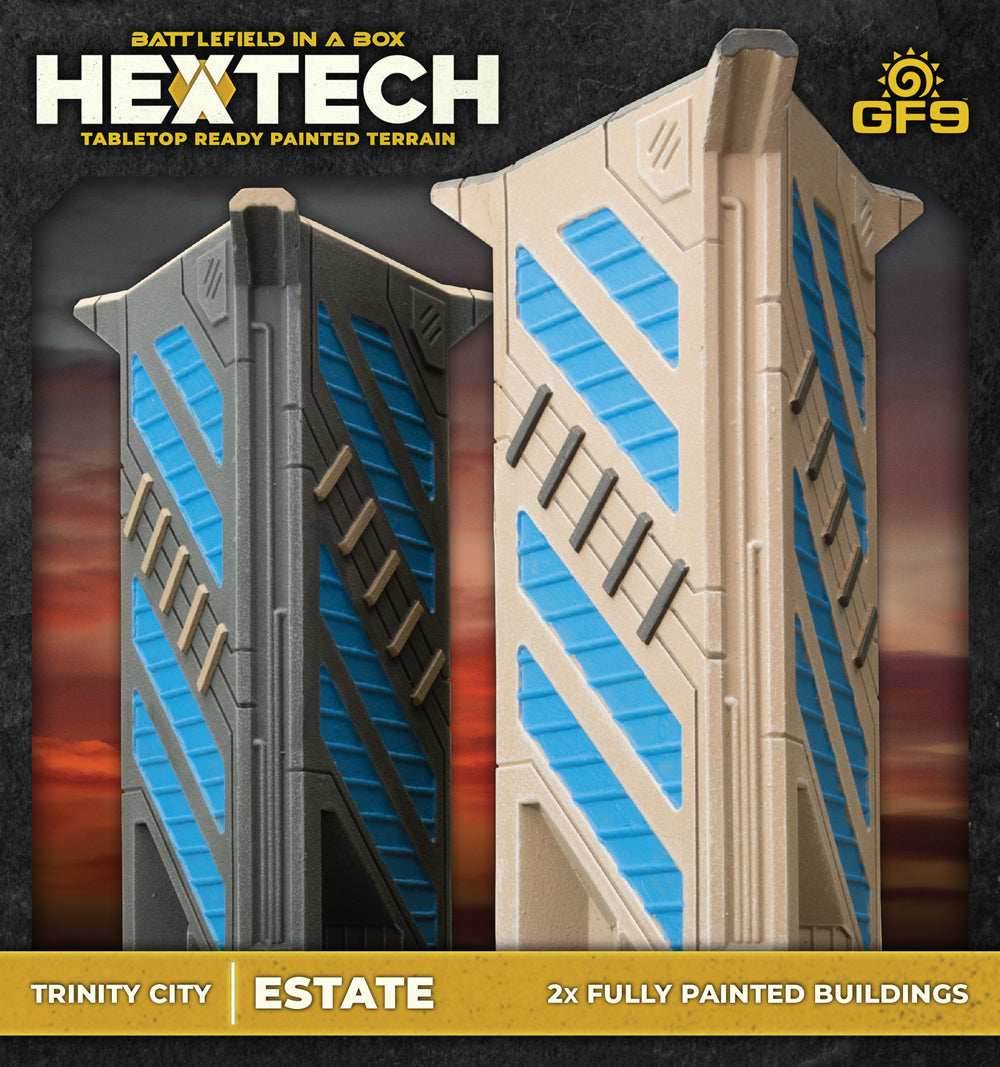 Battlefield in a Box: HexTech - Trinity City Estate - 