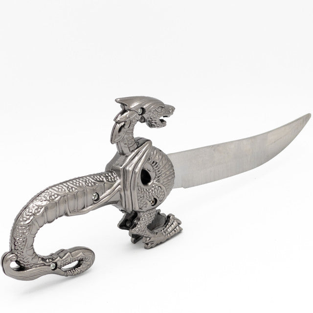 Obey Me Small Ornate Dragon Decorative Fantasy Dagger Knife-2