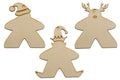 Holiday Ornaments - Meeple (3) - 