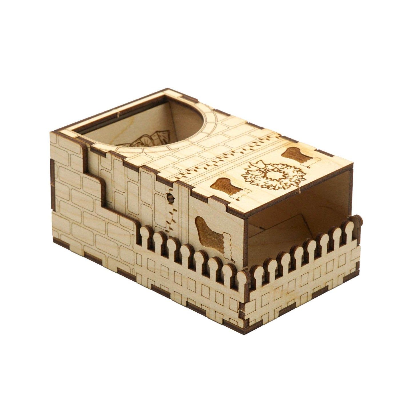 Holiday Dice Tower - Stuck Santa - 