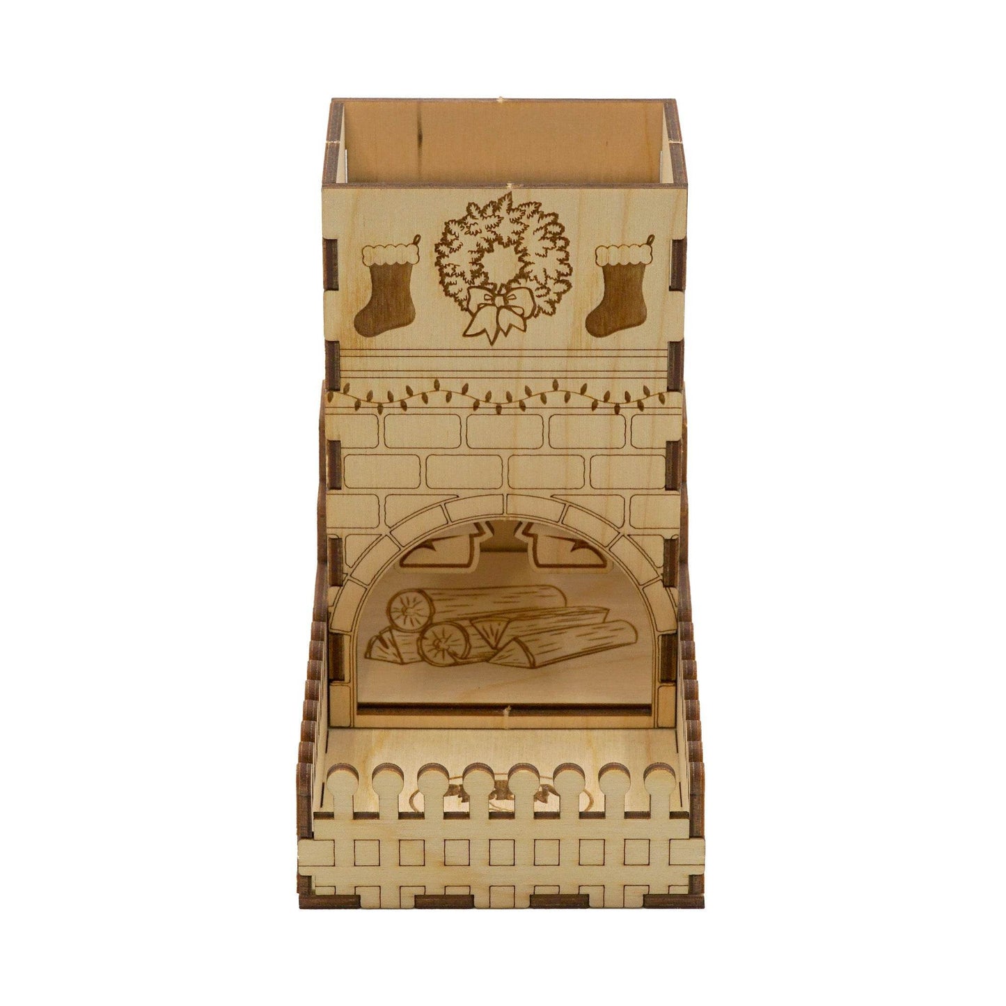 Holiday Dice Tower - Stuck Santa - 