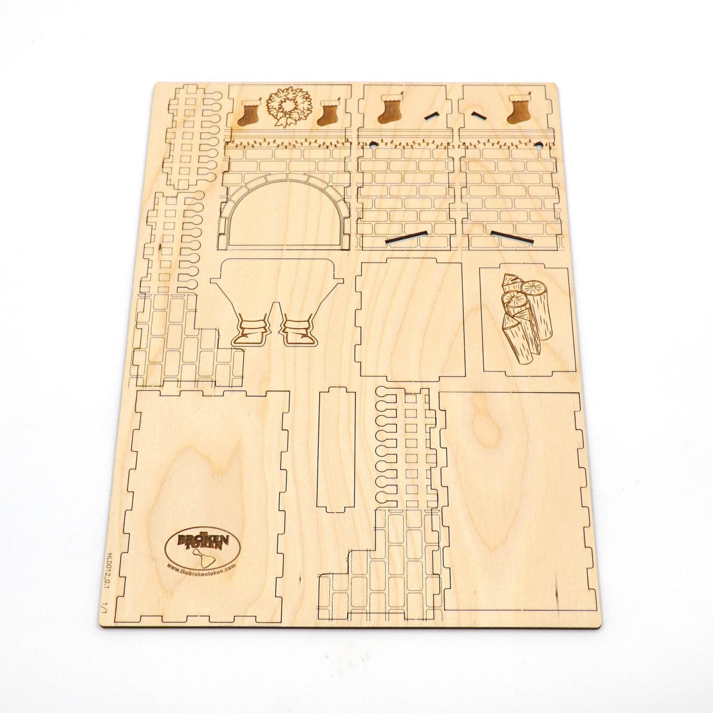 Holiday Dice Tower - Stuck Santa - 