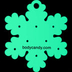 Glow in the Dark Christmas Ornament Travel Flat Back Earring Palette