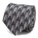 Harry Potter Deathly Hallows Gray Necktie Gift Set