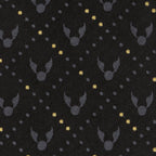 Harry Potter Golden Snitch Black Silk Men's Tie