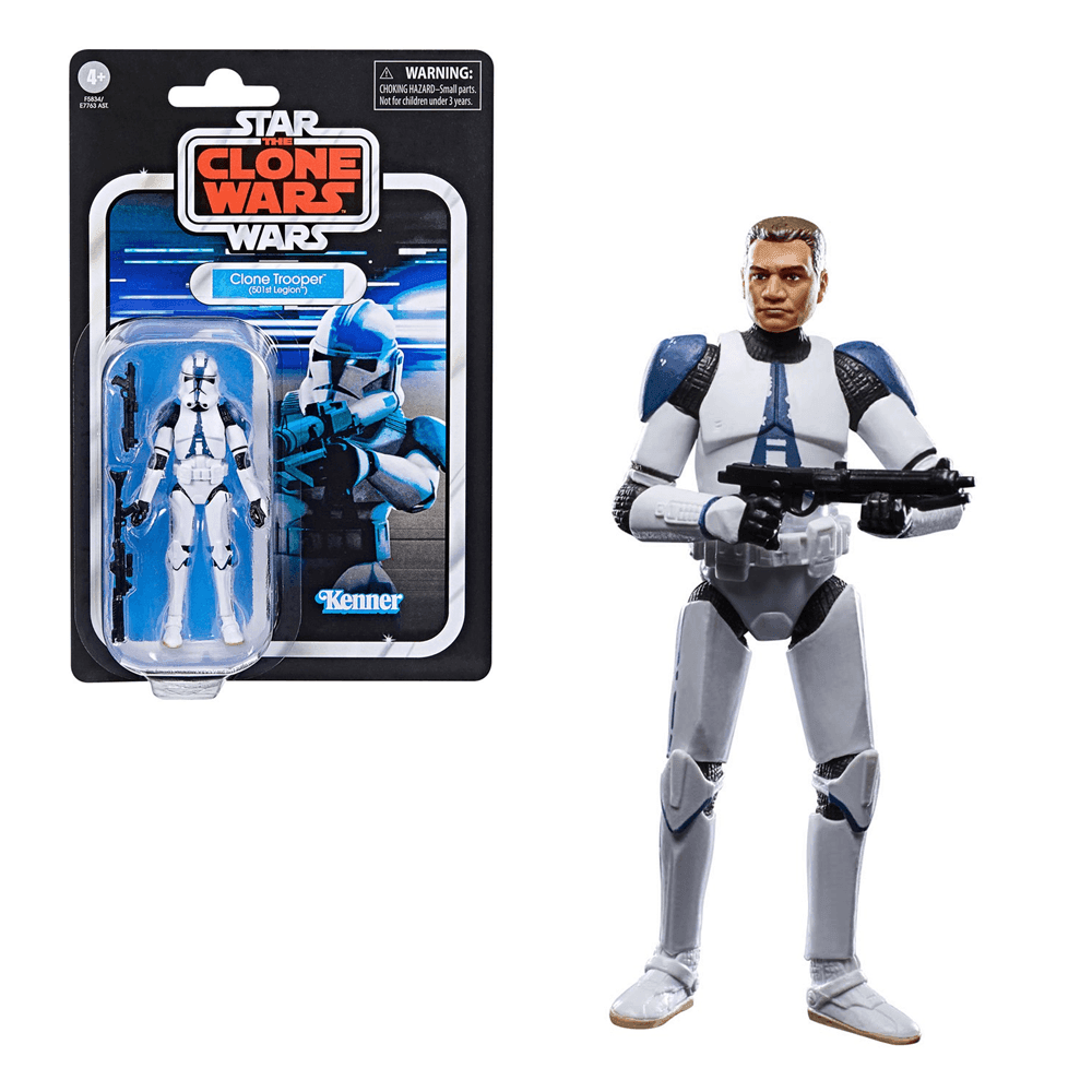 Star Wars: The Vintage Collection - Clone Trooper (501st Legion) 3 3/4-Inch Action Figure - 