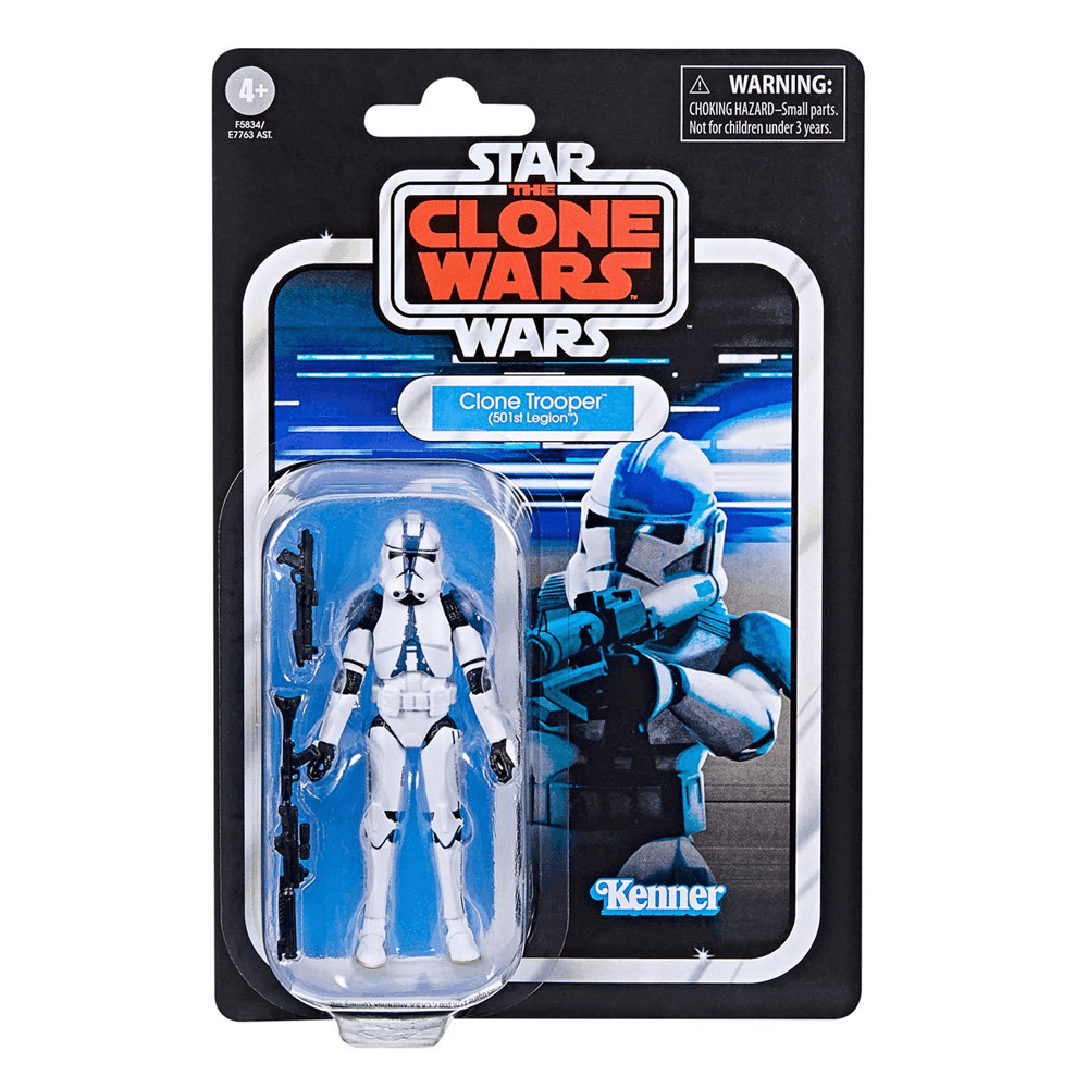 Star Wars: The Vintage Collection - Clone Trooper (501st Legion) 3 3/4-Inch Action Figure - 