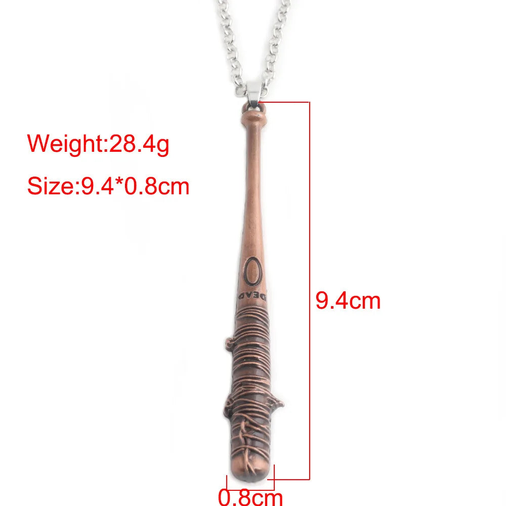 Fashion Vintage Charm The Walking Dead Keychain Negan's Bat LUCILLE Keyring Baseball Key Chain For Men Jewelry Accessories Gifts