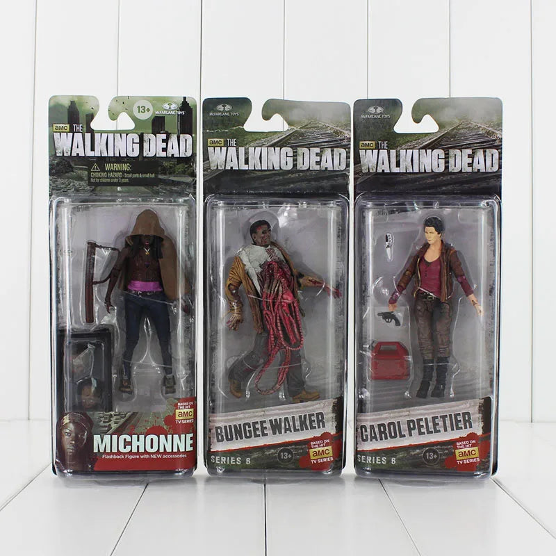 7 Styles AMC Series 3 The Walking Dead Negan Action Figure Toys Abraham Ford Bungee Walker Grimes Michonne collectible