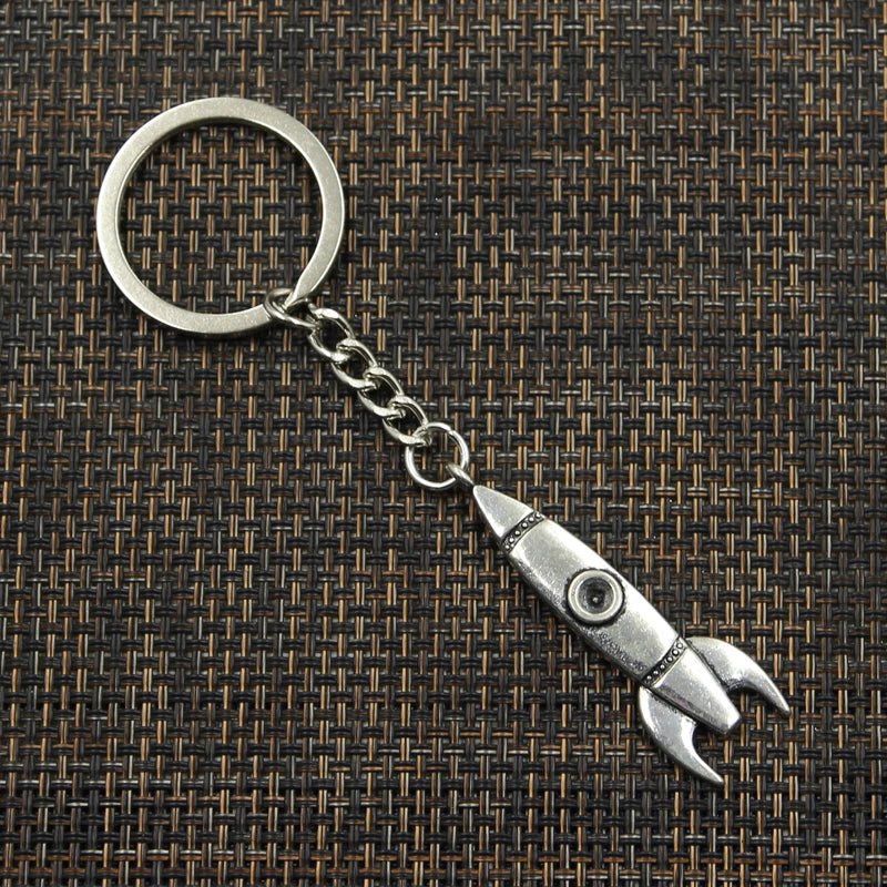 Porte-clés nouvelle mode 50x15mm, pendentifs fusée Missile, bijoux pour hommes, porte-clés de voiture, Souvenir pour cadeau