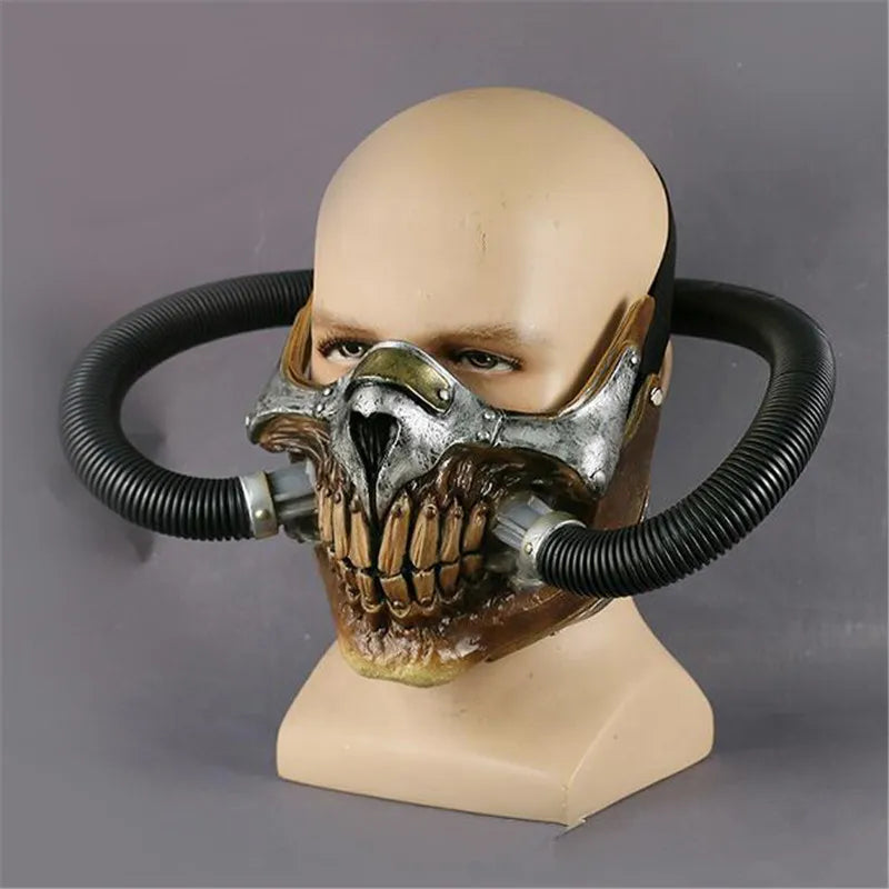 Cosermart Movie Mad Max Mask Helmet Punk Mask Skeleton Mask Halloween Devil Props Cosplay PVC Accessory Mask