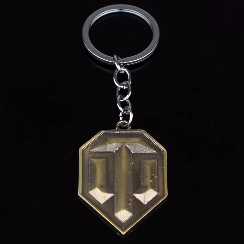 dongsheng World of Tanks WOT Hot Game 3Colors Metal Tank Key Ring Keychain Pendant Gift -50