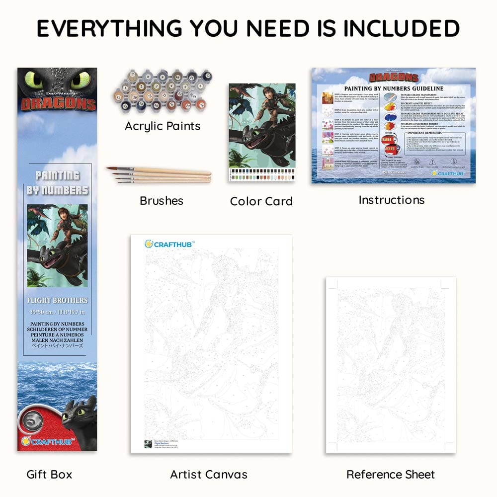 Flight Brothers - Paint By Numbers Kit