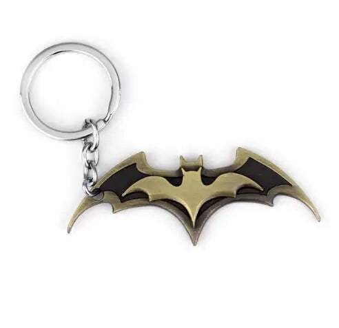 Bat Pendants Keychain Superheroes Movie Jewelry Car Key Ring Bags Key Chains Gifts Souvenir