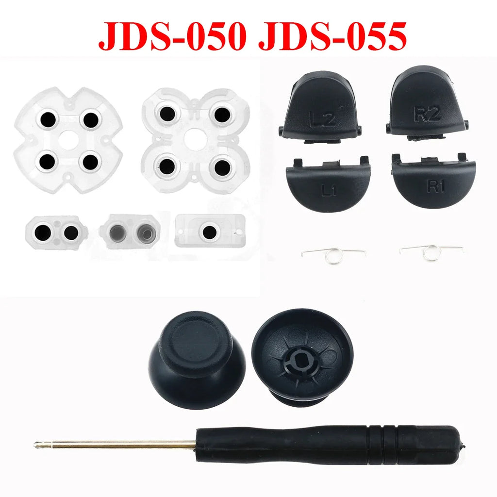 PS4 Trigger Button and Analog Stick Mod Kit | Compatible with JDS JDM 030 040 011 050 055 Controllers