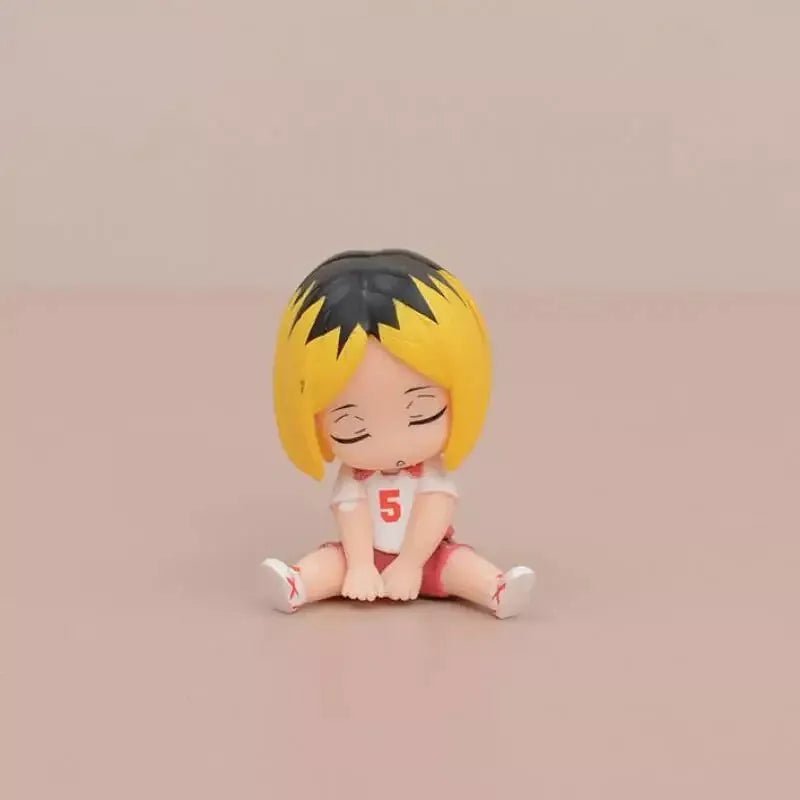 Haikyu Chibi Kawaii Figurines, Hinata Tobio Tetsuro Kenma Anime Figures 2 in
