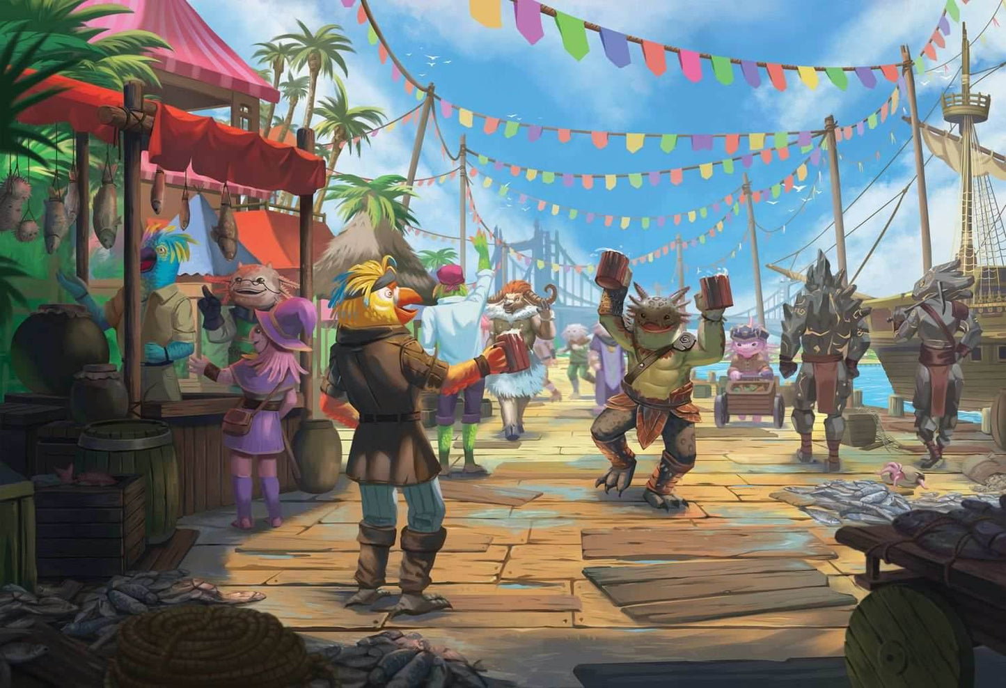 World of Battlezoo: Indigo Isles Hardcover & PDF - Pathfinder 2nd Edition / Hardcover & PDF