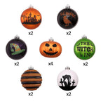 Halloween Ornament Round Ball 16 Piece Set - 