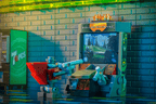Custom Bricks Evolved Shooter Arcade Game made using LEGO parts - 