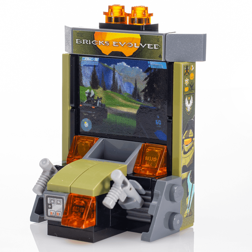 Custom Bricks Evolved Shooter Arcade Game made using LEGO parts - 