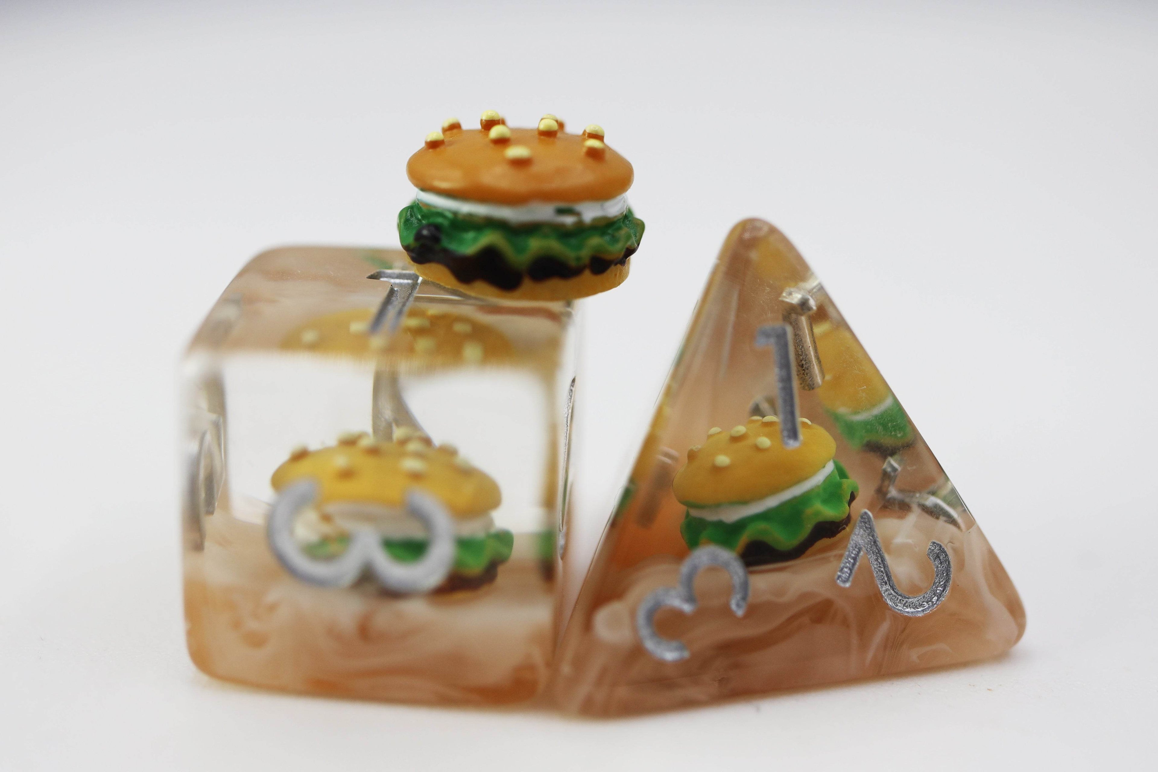 Hamburger RPG Dice Set - 