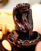 Hand & Lotus Backflow Incense Burner - 