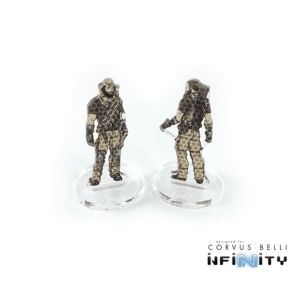 USAriadna Markers and Templates - USARF Hardcase 3D Full Color Camo Marker with Ambushed Camo