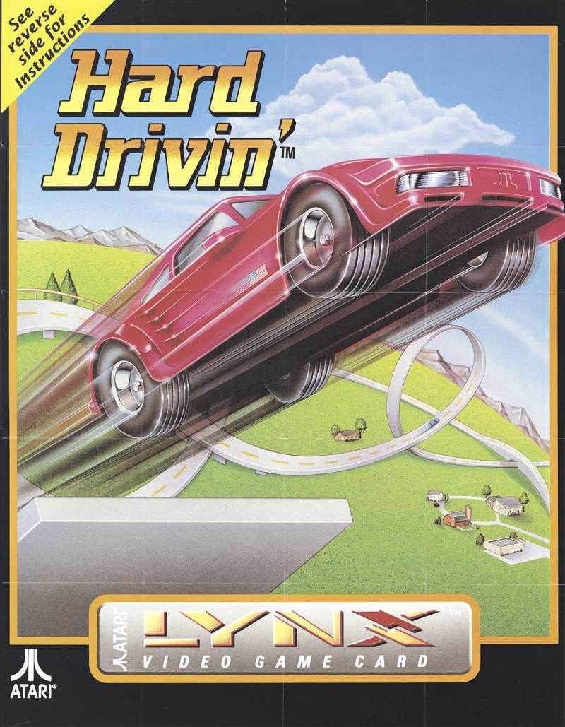 Hard Drivin' (Atari Lynx) - Game Manual Only