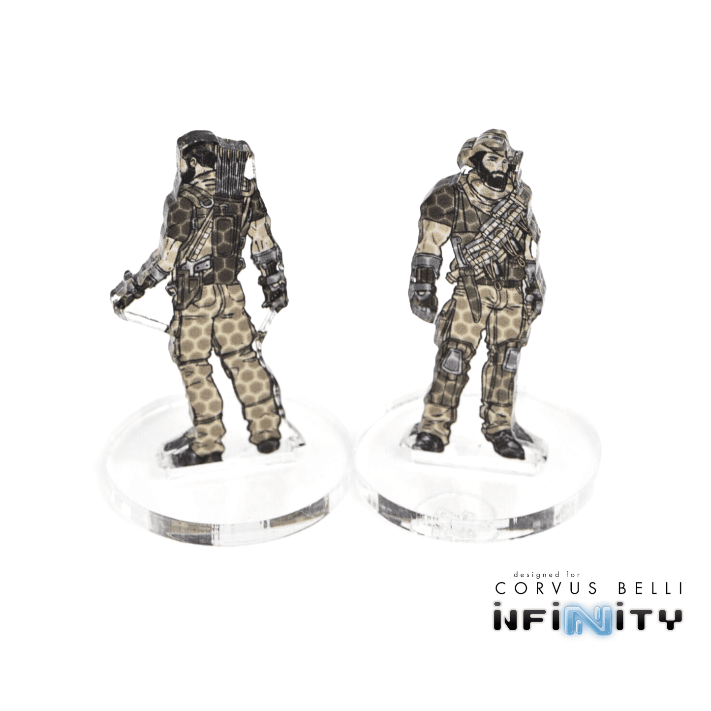Infinity 3D Markers: Hardcases (2x 25mm Camo -3, Decoy -1) - Actual, Decoy -1