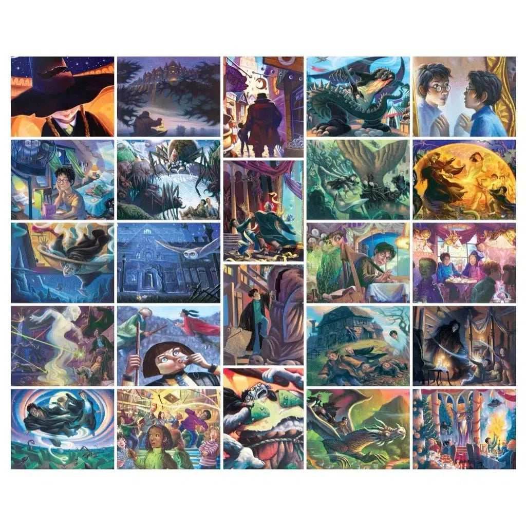 Harry Potter Advent Calendar - 24 Set of 100 Piece Mini Jigsaw Puzzles NYPC - 