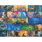 Harry Potter Collage 1000 Piece Jigsaw Puzzle NYPC - 