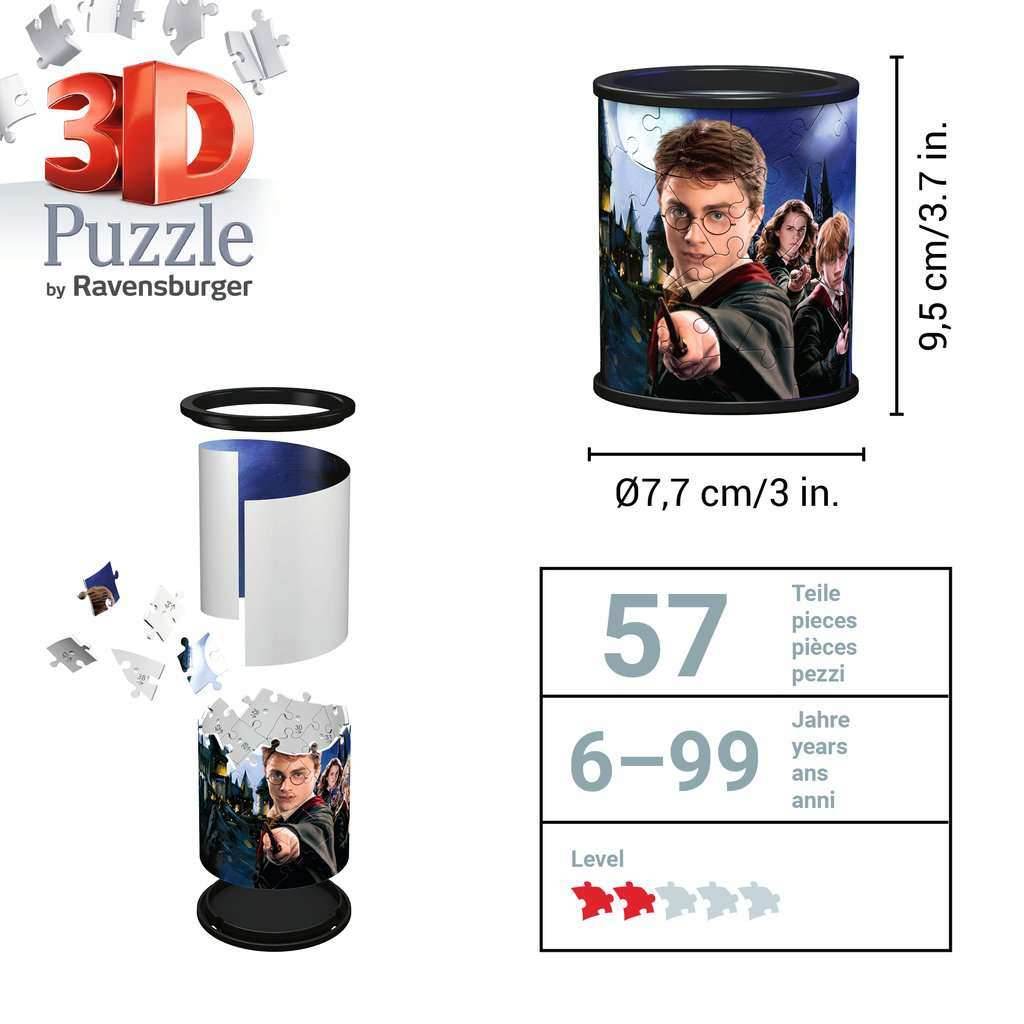 Harry Potter Pencil Cup 57 Piece 3D Jigsaw Puzzle Ravensburger - 