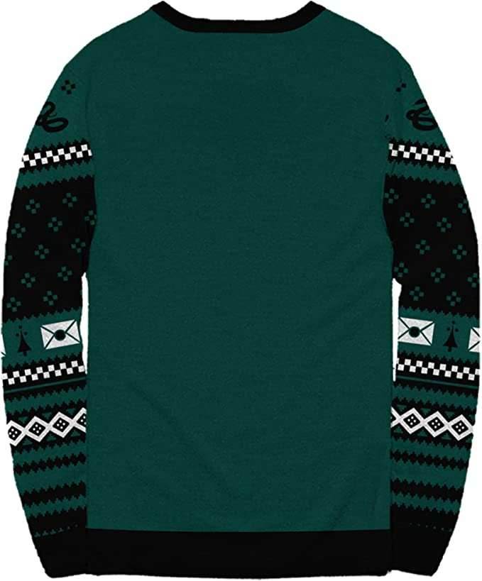 Harry Potter Slytherin Xmas Patterns Ugly Christmas Sweater - S