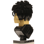 Harry Potter Bust MOC made using LEGO parts - 