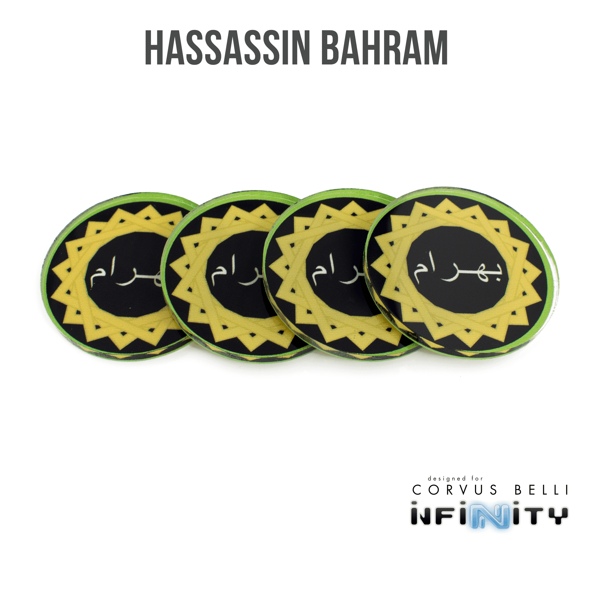 Infinity Faction Command Tokens - Hassassin Bahram