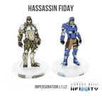 Infinity 3D Markers - Hassassin Fiday (2x 25mm Impersonation)