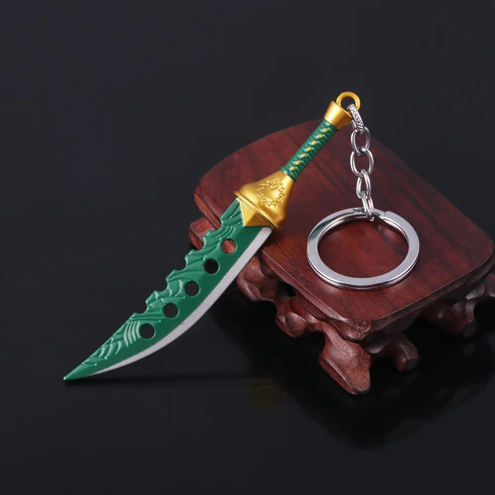 Anime les sept péchés capitaux porte-clés Meliodas perdu Bane épée porte-clés en métal arme modèle pendentif porte-clés bijoux
